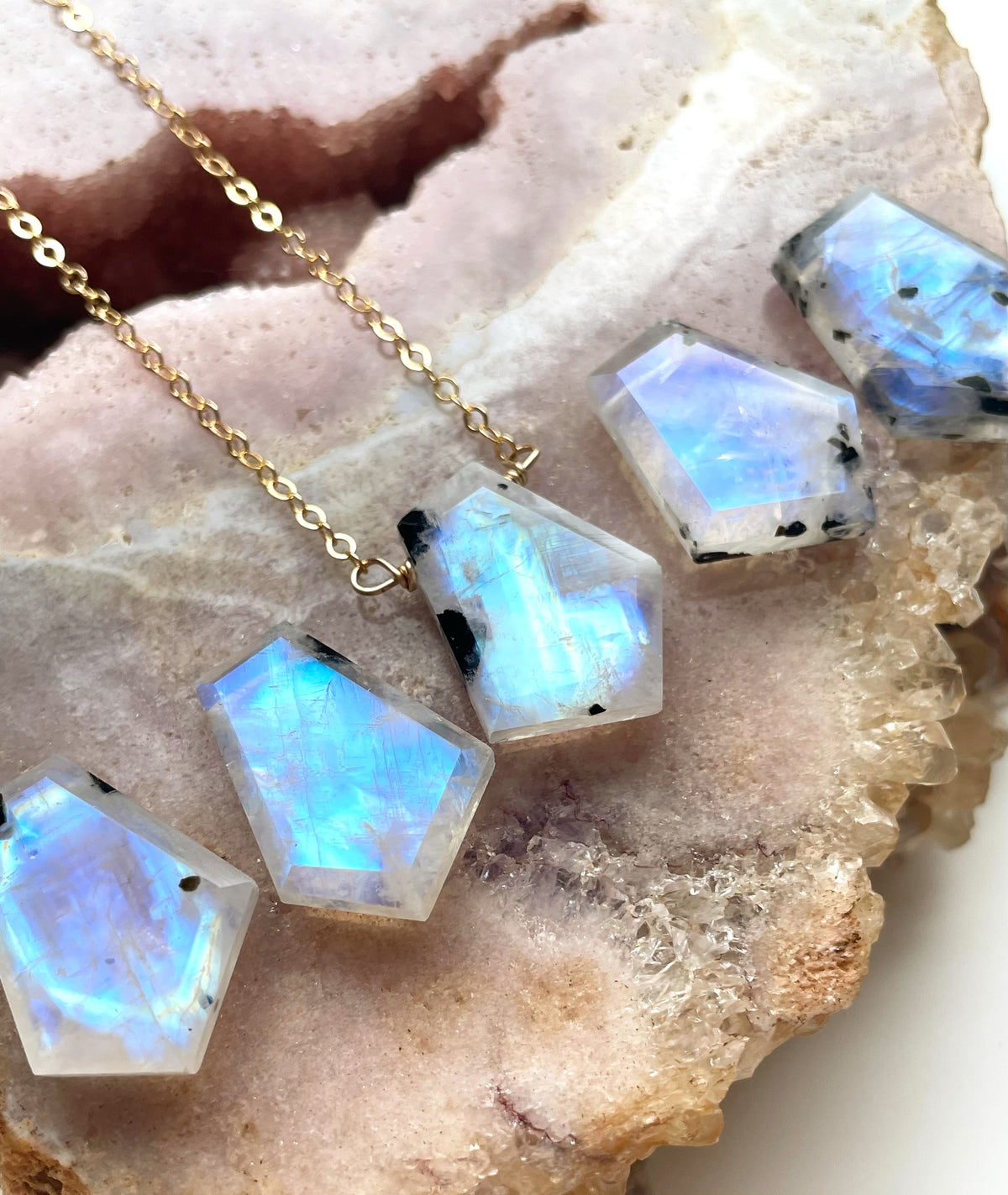 Raw on sale moonstone jewelry